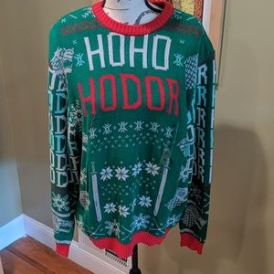 Green and Red Holiday Sweater